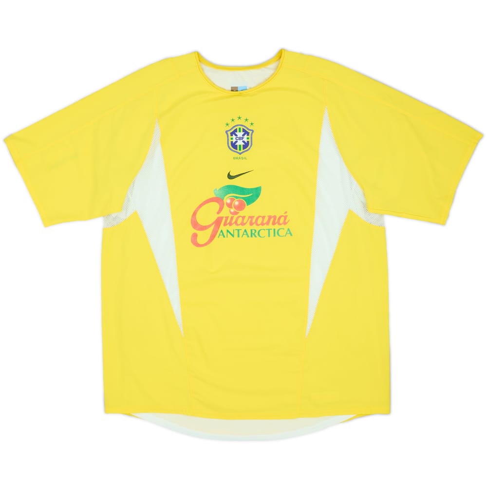 Camiseta de entrenamiento versión jugador Nike de Brazil 2002-03 - 9/10 - (M)