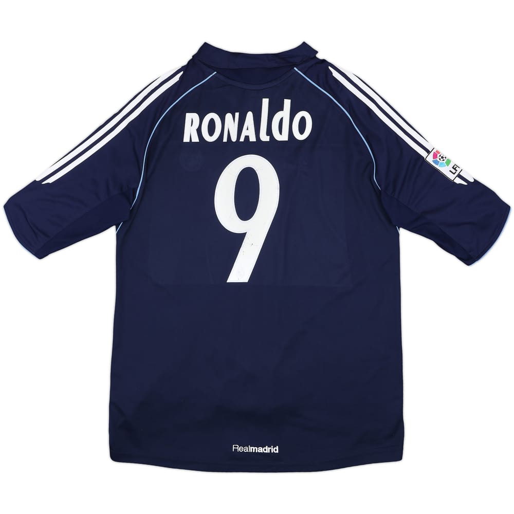 2005-06 Real Madrid Away Shirt Ronaldo #9 - 7/10 - (L)