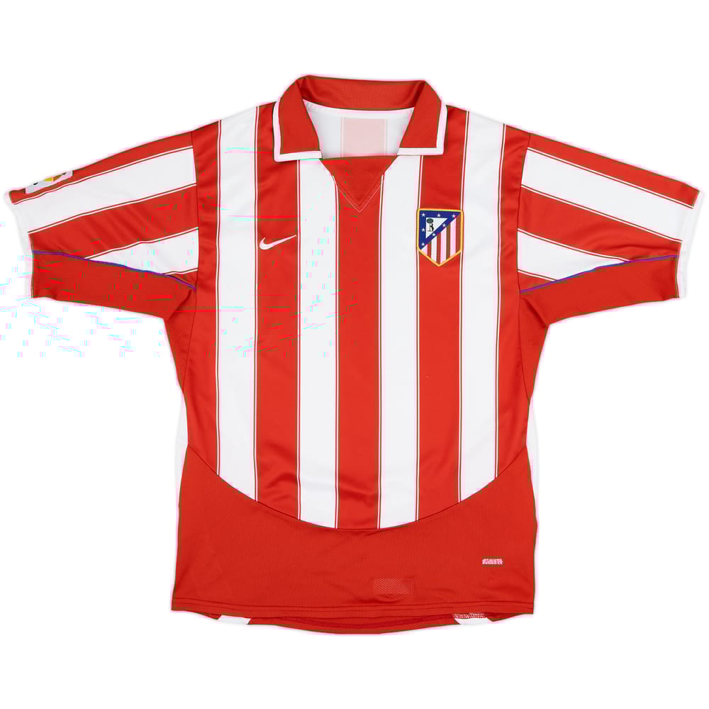 2003-04 Atletico Madrid Home Shirt - 5/10 - (M)