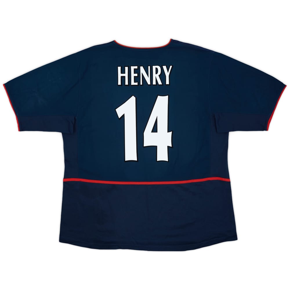2002-04 Arsenal Away Shirt Henry #14 - 8/10 - (XXL)