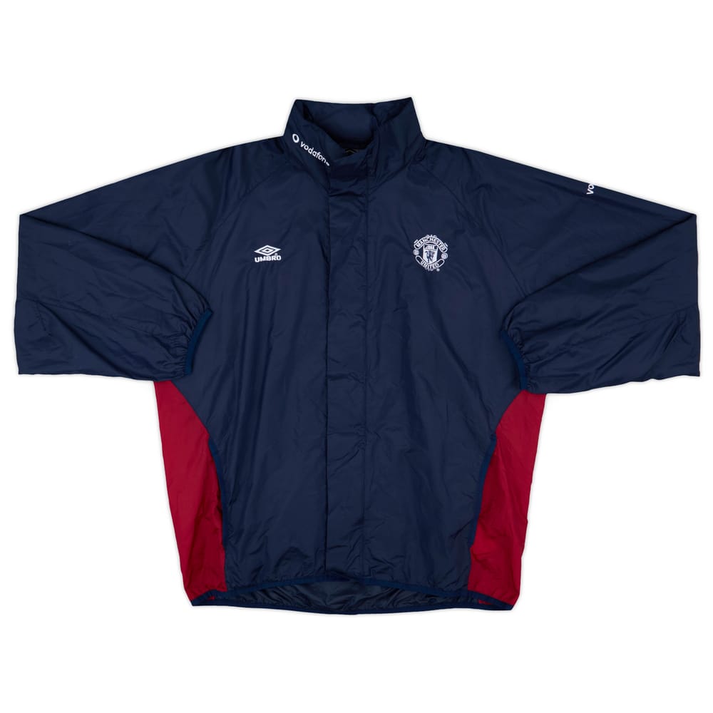 2000-02 Manchester United Umbro Hooded Rain Jacket - 8/10 - (L)