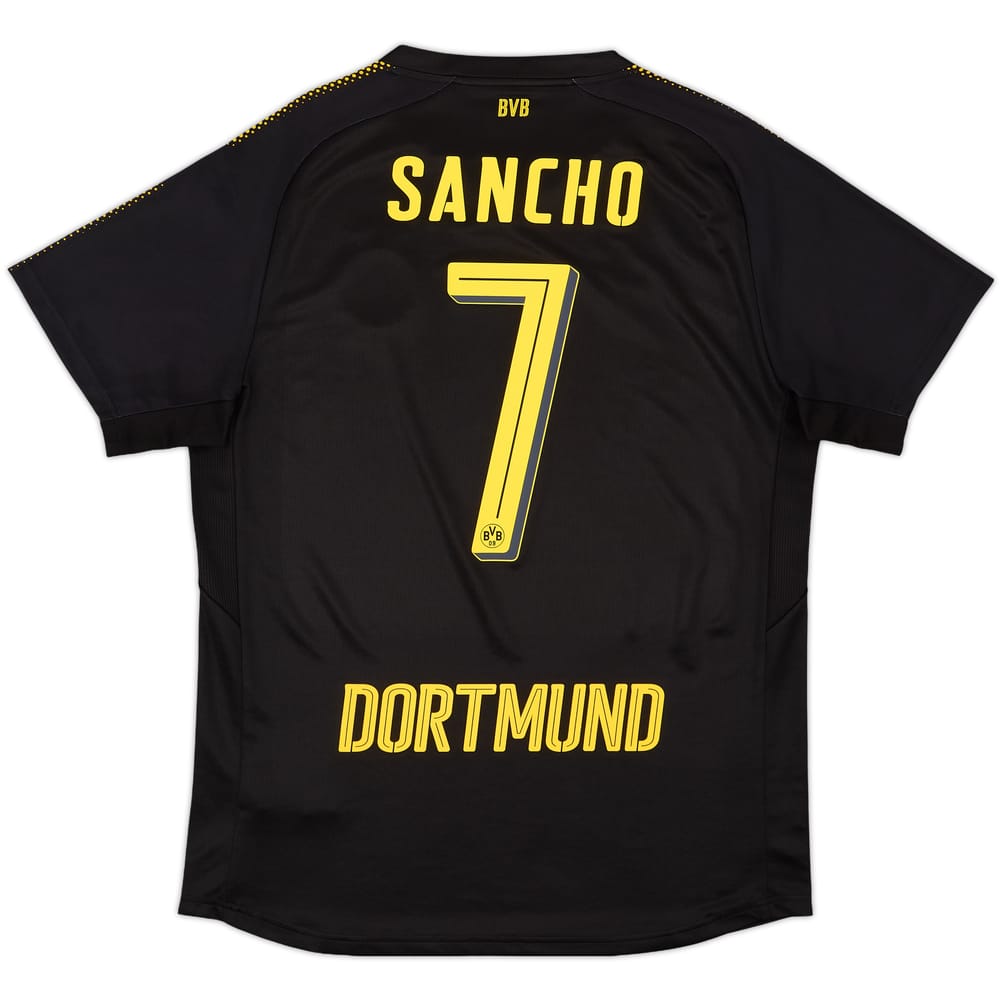 2017-18 Borussia Dortmund Away Shirt Sancho #7 - 9/10 - (L)