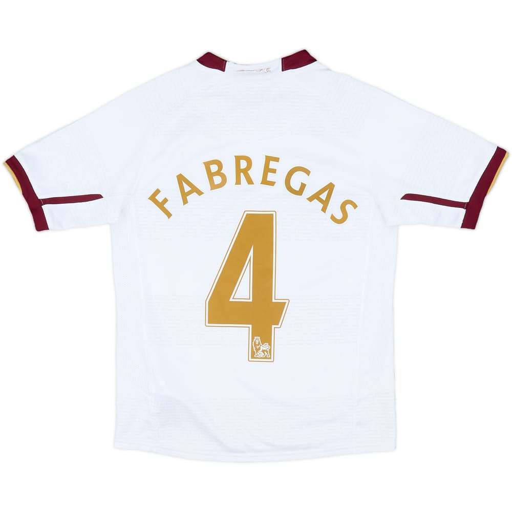 2007-08 Arsenal Away Shirt Fabregas #4 - 7/10 - (M.Boys)