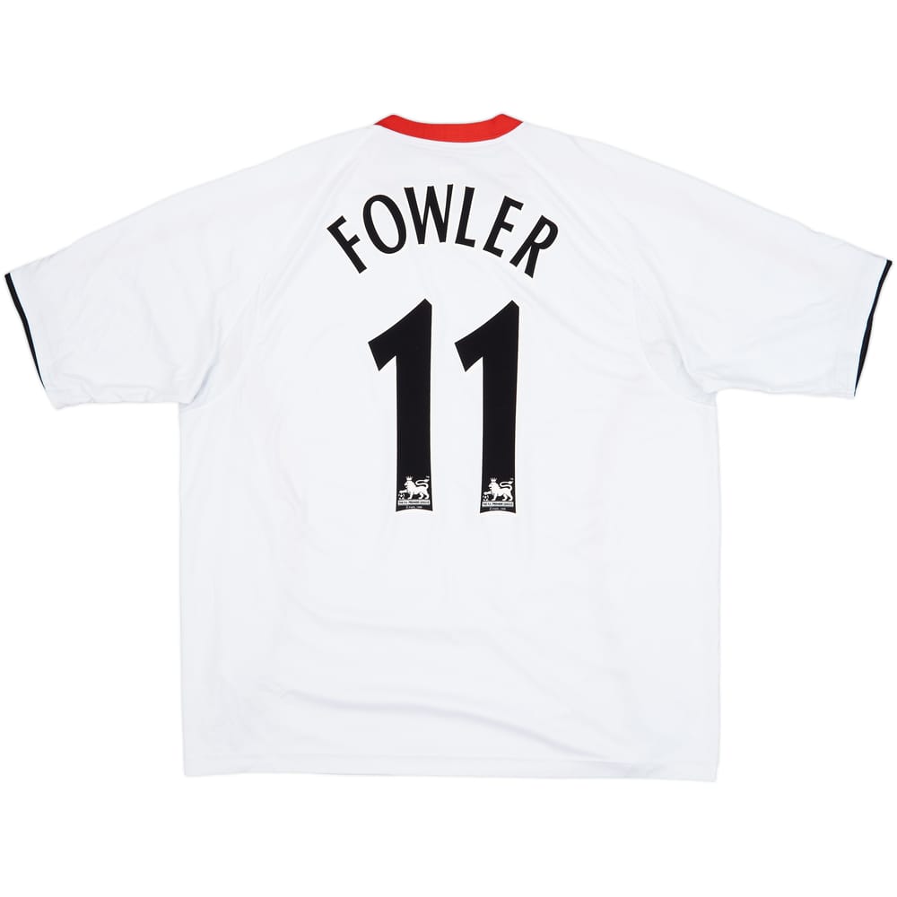 2005-06 Liverpool Away Shirt Fowler #11 - 8/10 - (XL)