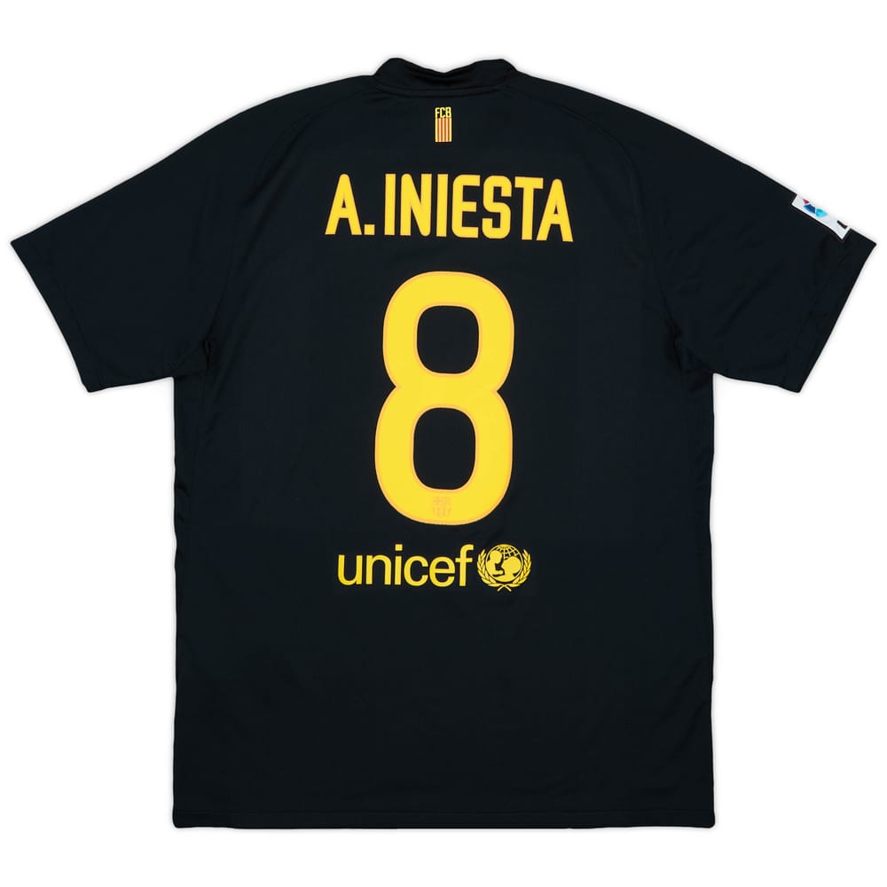 2011-12 Barcelona Away Shirt A.Iniesta #8 - 10/10 - (L)