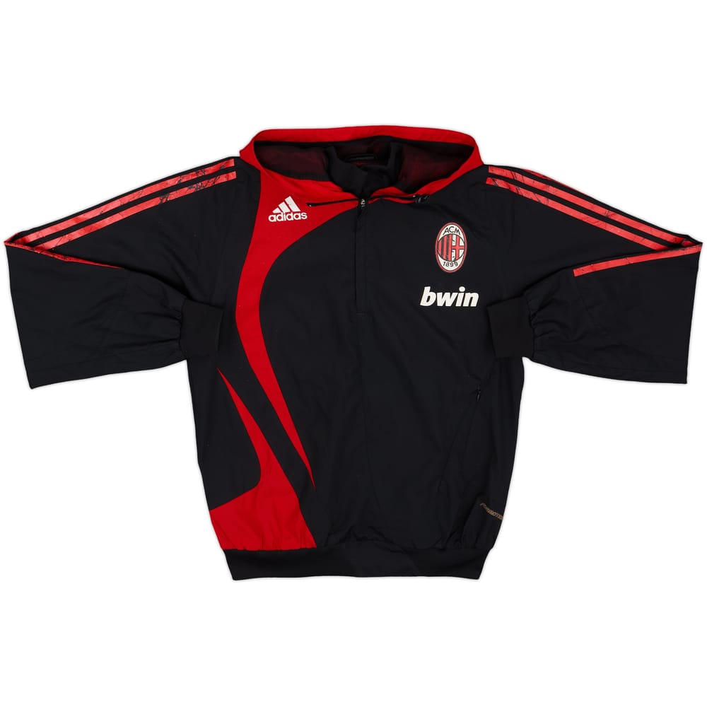 2007-08 AC Milan adidas Hooded Track Jacket - 5/10 - (S)