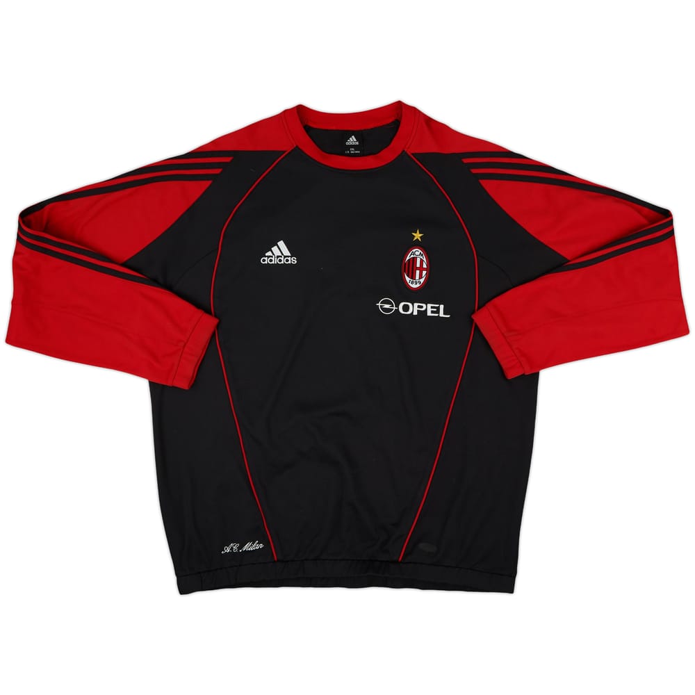 2005-06 AC Milan adidas Sweat Top - 7/10 - (XXL)