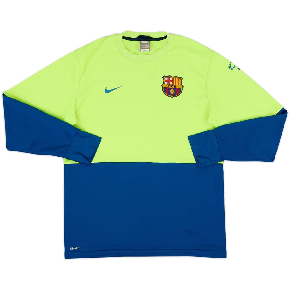 2009-10 Barcelona Nike Sweat Top - 8/10 - (M)