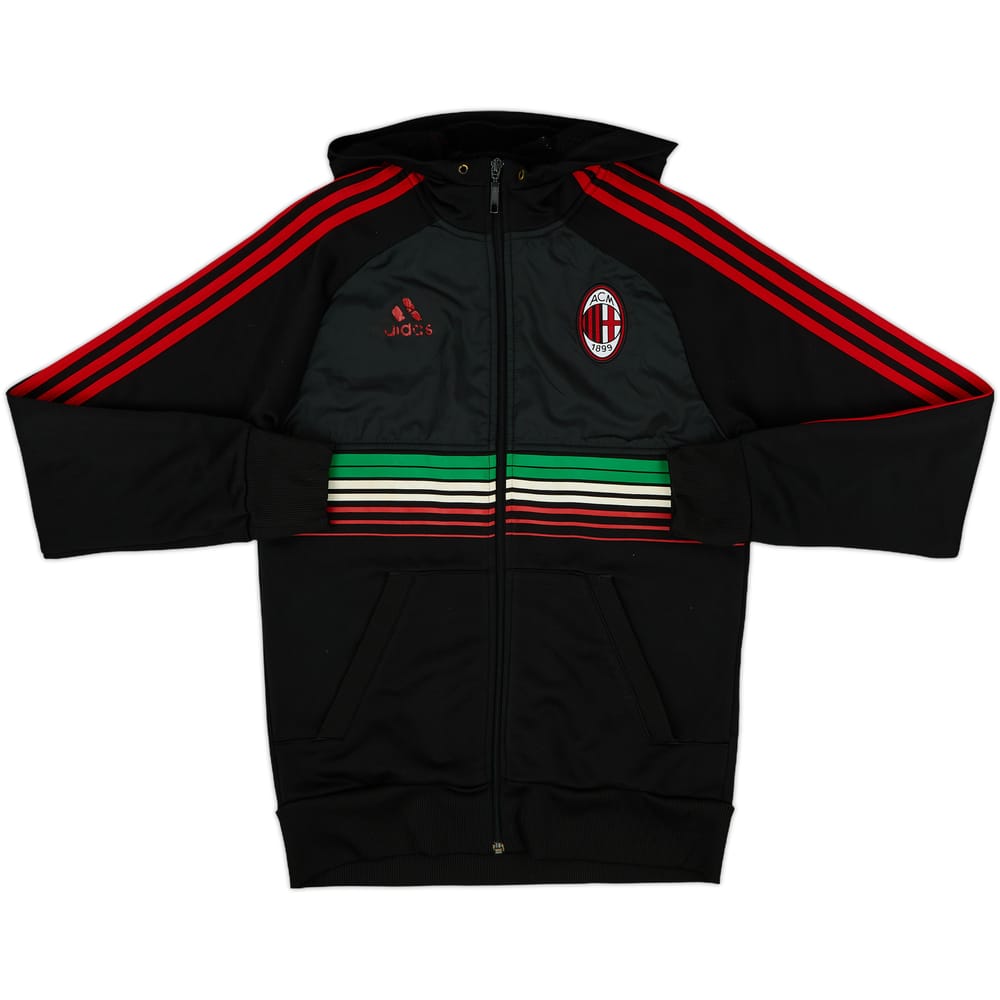 2011-12 AC Milan adidas Hooded Track Jacket - 4/10 - (S)