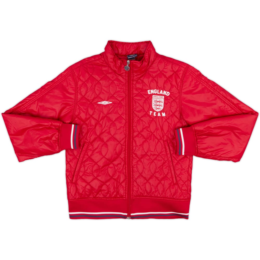 2007-09 England Umbro Track Jacket - 8/10 - (S.Boys)