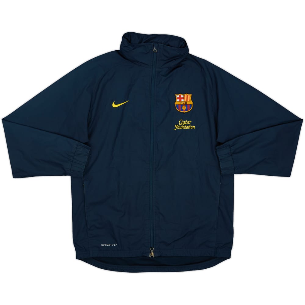 2012-13 Barcelona Nike Hooded Track Jacket - 7/10 - (M)
