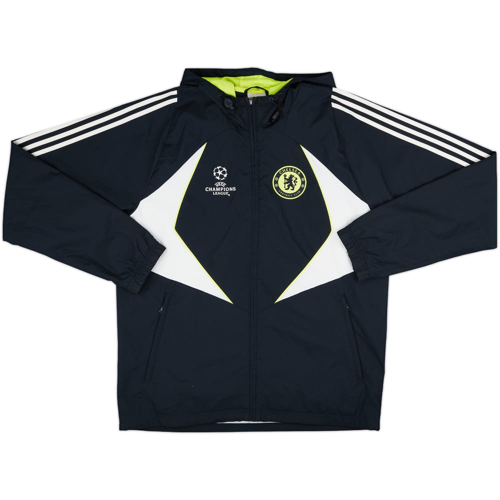 2007-08 Chelsea adidas CL Hooded Track Jacket - 8/10 - (M/L)