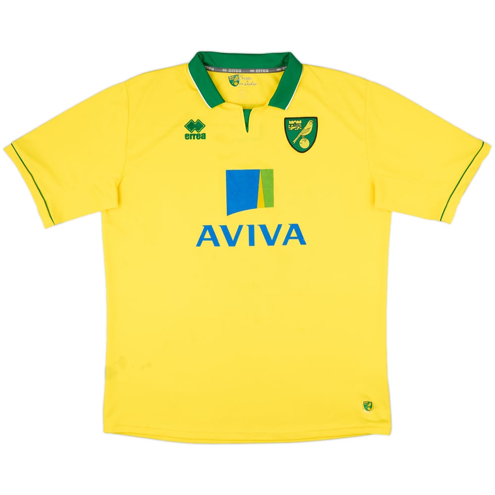 2012-13 Norwich Home Shirt - 6/10 - (4XL)