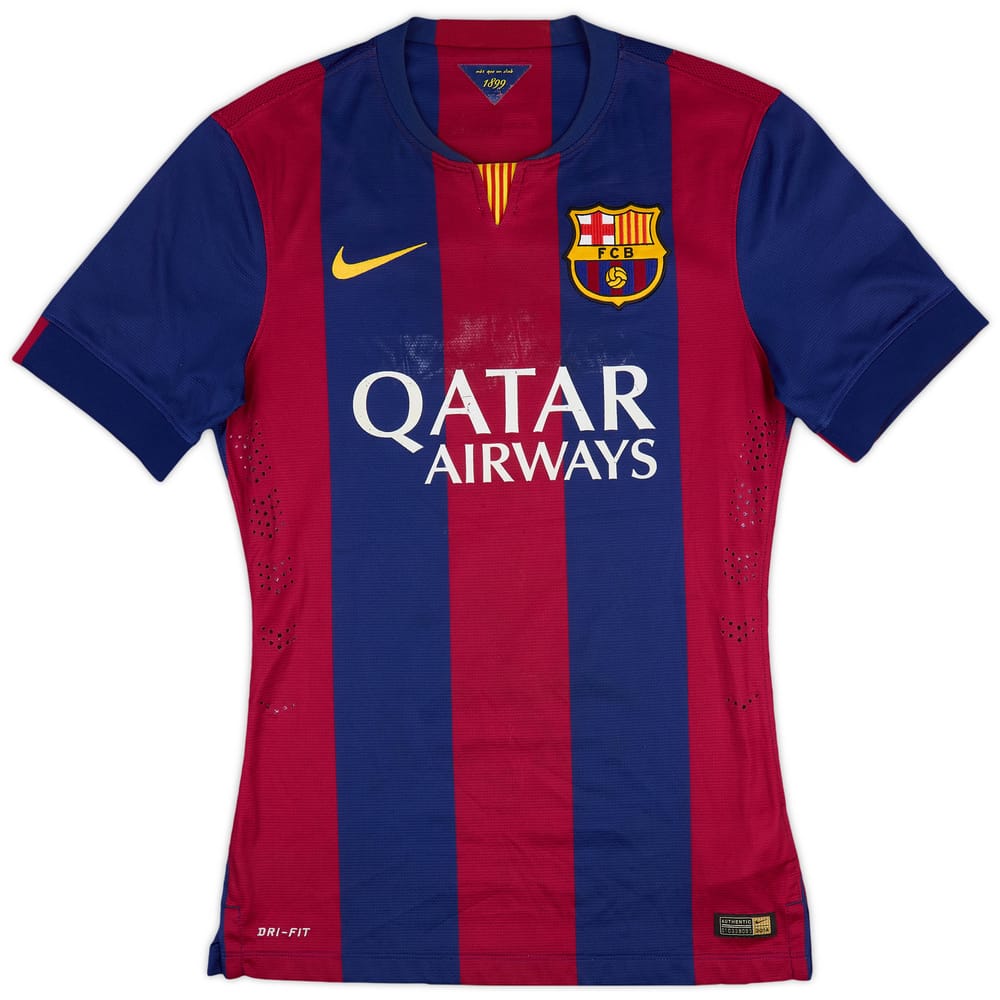 2014-15 Barcelona Authentic Home Shirt - 5/10 - (S)