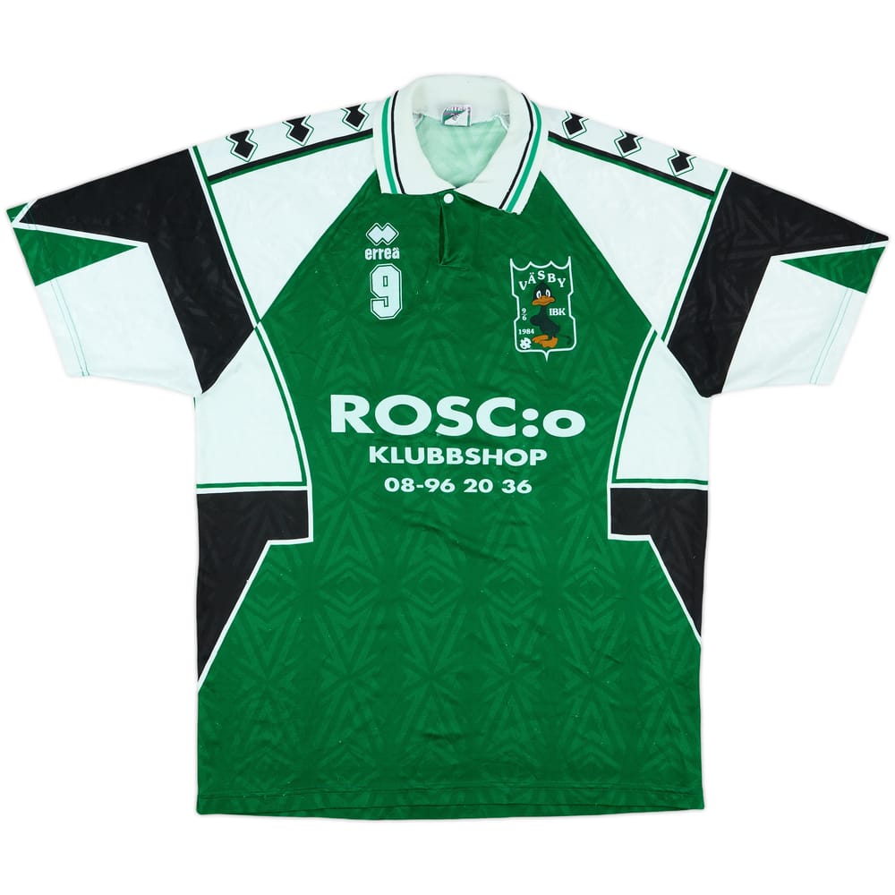 1996-98 Vasby IBK Innebandy Match Issue Home Shirt #9