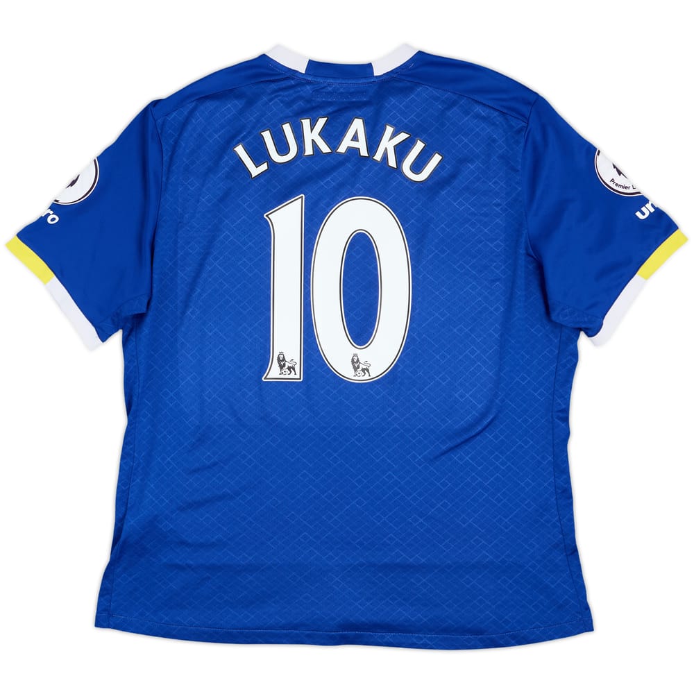 2016-17 Everton Home Shirt Lukaku #10 - 8/10 - (XL)