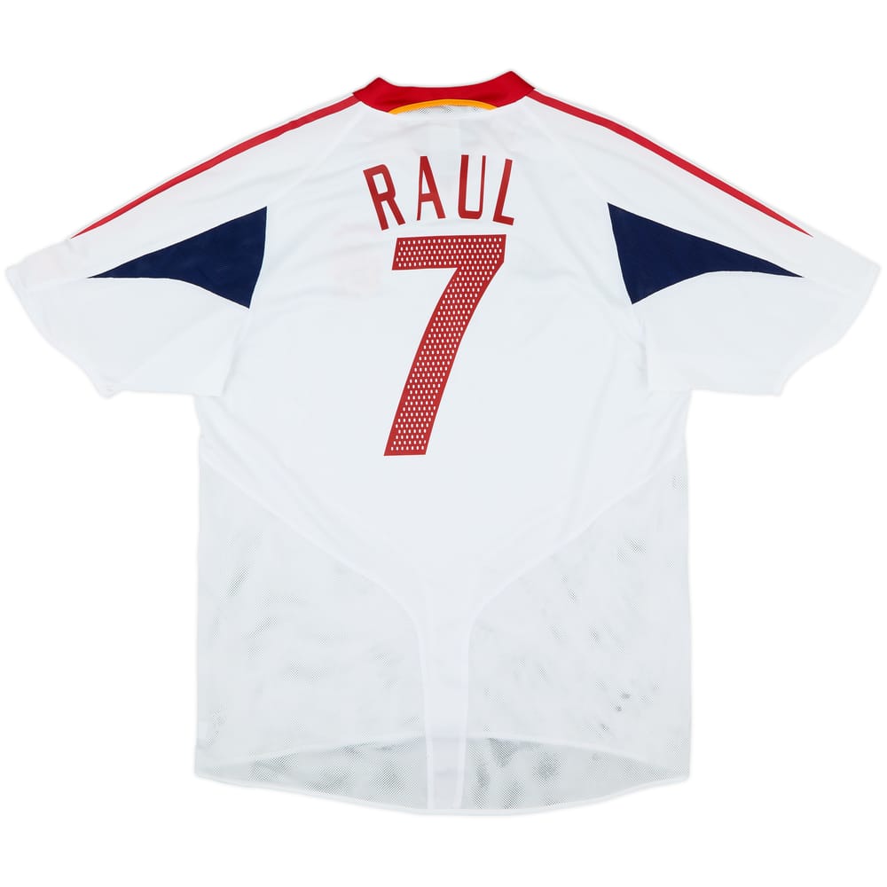 2004-06 Spain Away Shirt Raul #7 - 8/10 - (L)