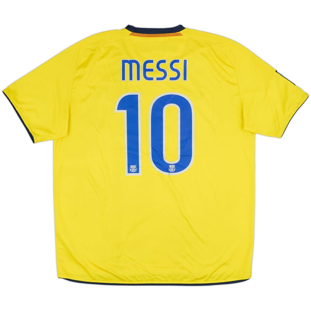 2008-10 Barcelona Away Shirt Messi #10 - 7/10 - (XL)