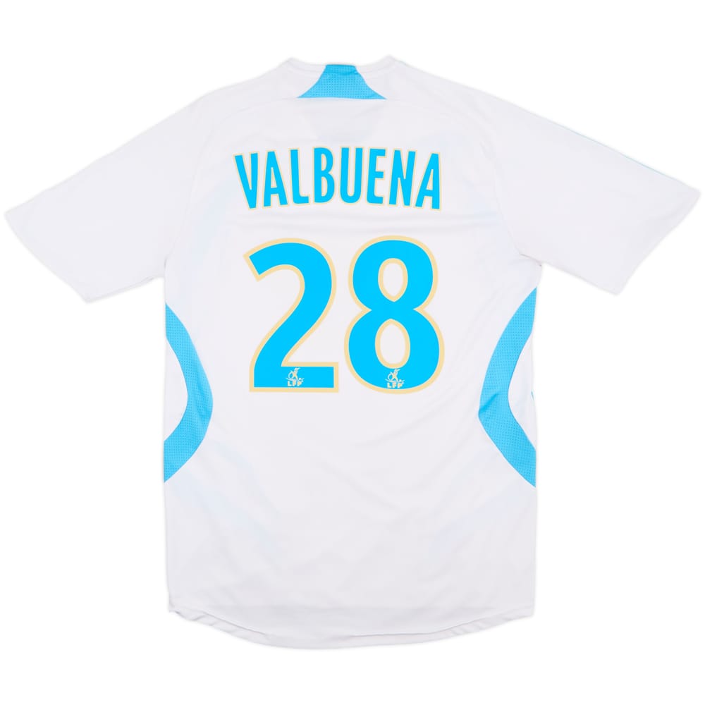2007-08 Olympique Marseille Home Shirt Valbuena #28 - 8/10 - (S)