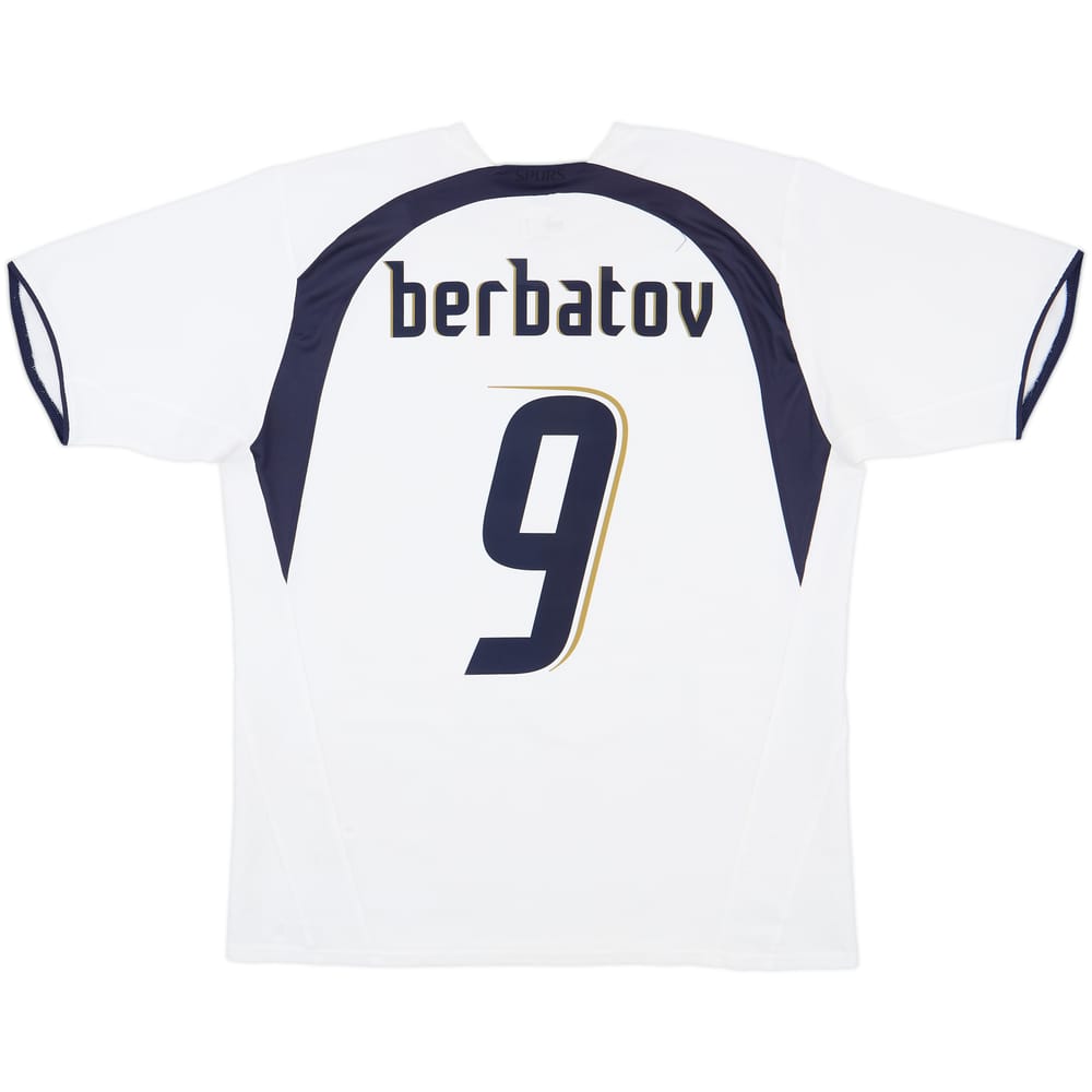 2006-07 Tottenham Home Shirt Berbatov #9 - 8/10 - (L)