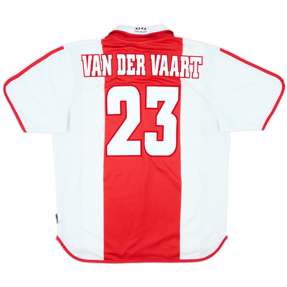 2000-01 Ajax Centenary Home Shirt Van Der Vaart #23 - 9/10 - (XL)