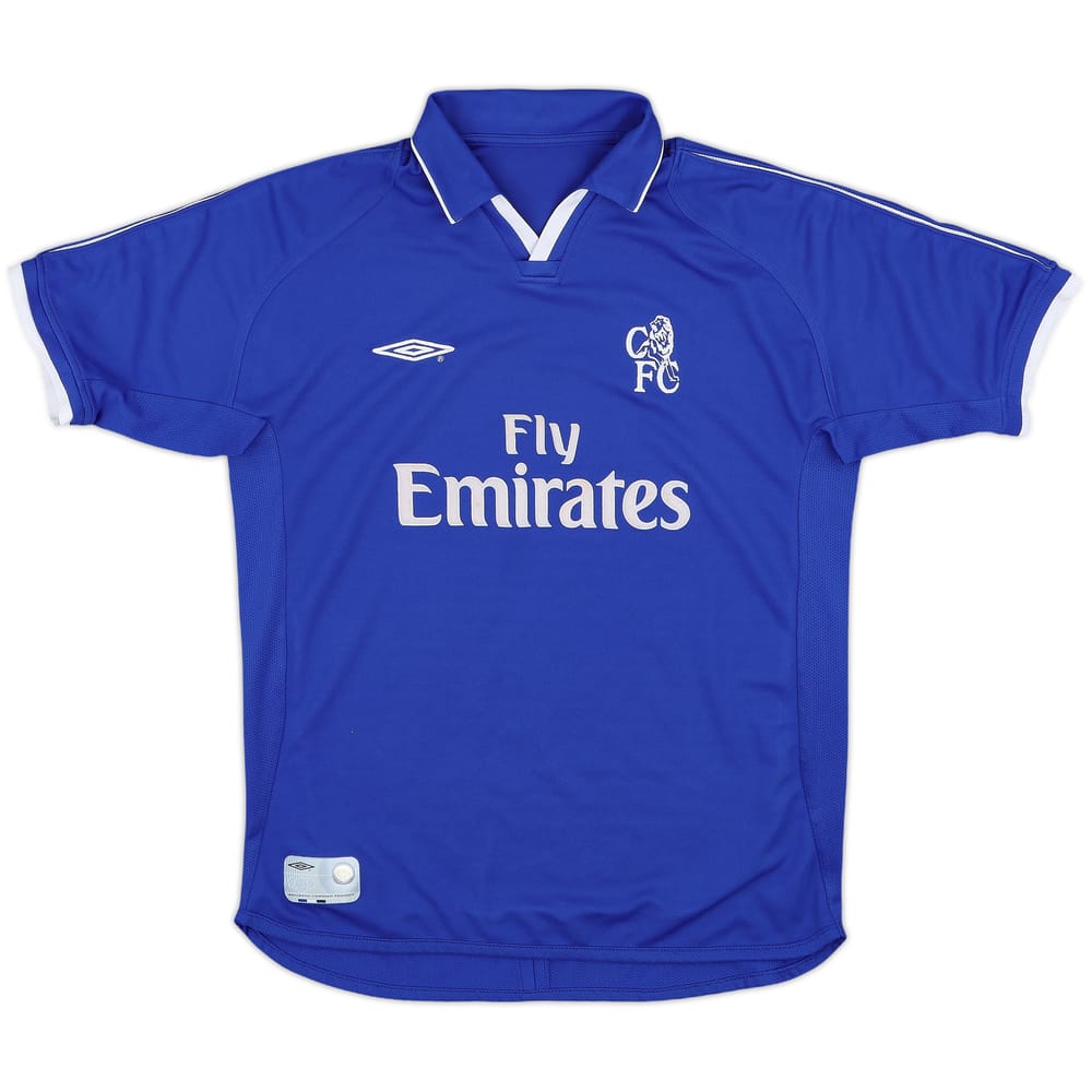 2001-03 Chelsea Home Shirt - 8/10 - (L.Boys)