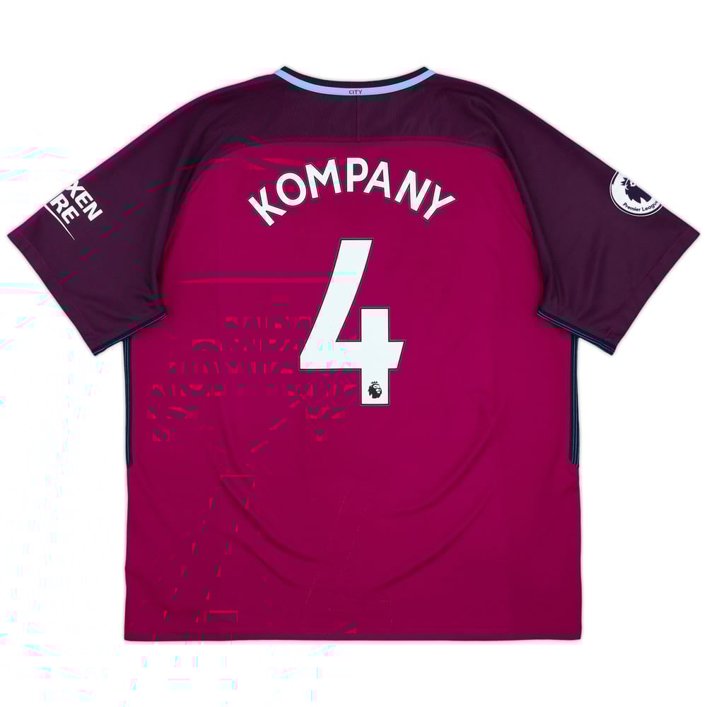 2017-18 Manchester City Away Shirt Kompany #4 - 8/10 - (XXL)