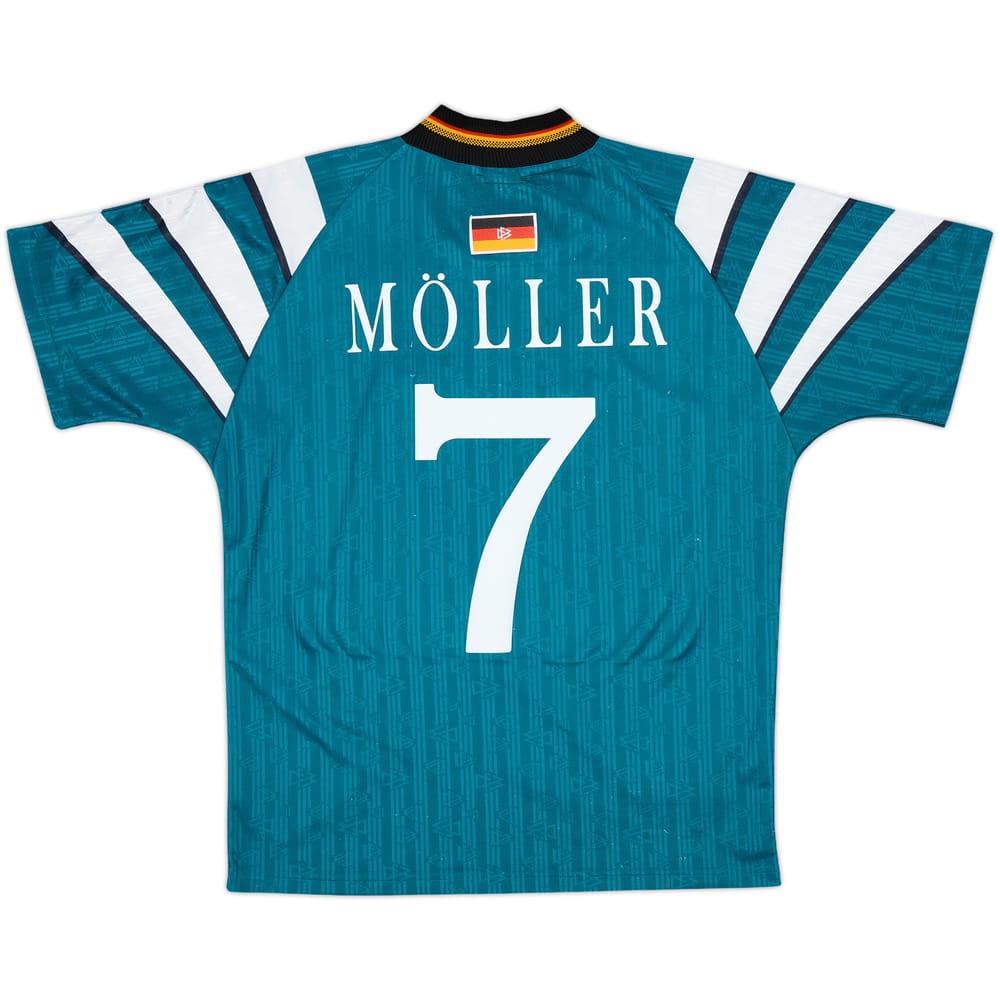 1996-98 Germany Away Shirt Moller #7 - 7/10 - (M)