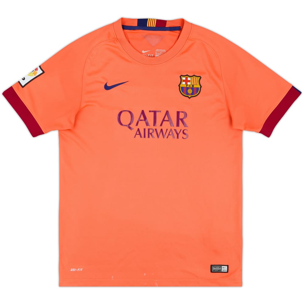 2014-15 Barcelona Away Shirt - 6/10 - (XL.Boys)
