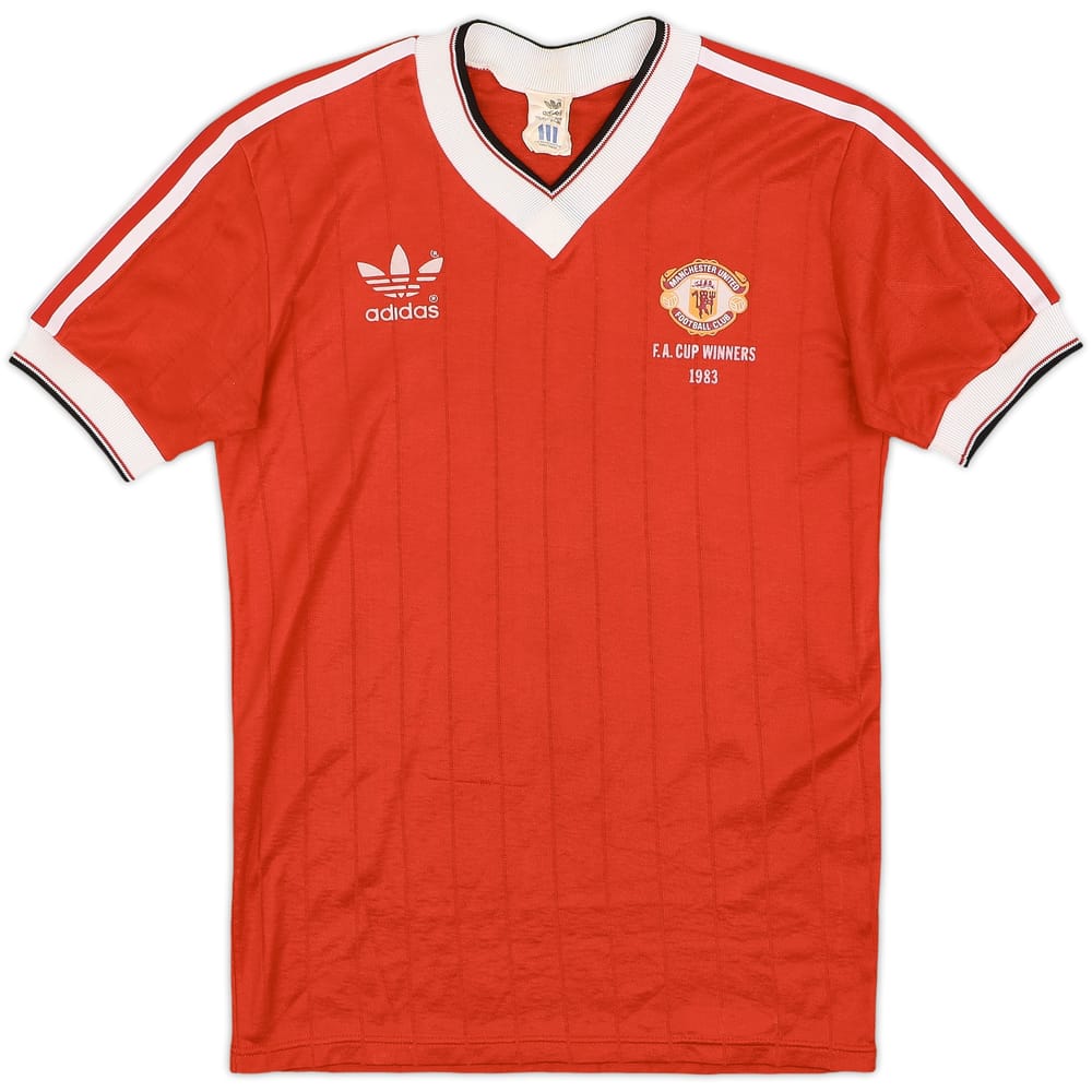 1982-84 Manchester United 'FA Cup Winners' Home Shirt - 7/10 - (Y)