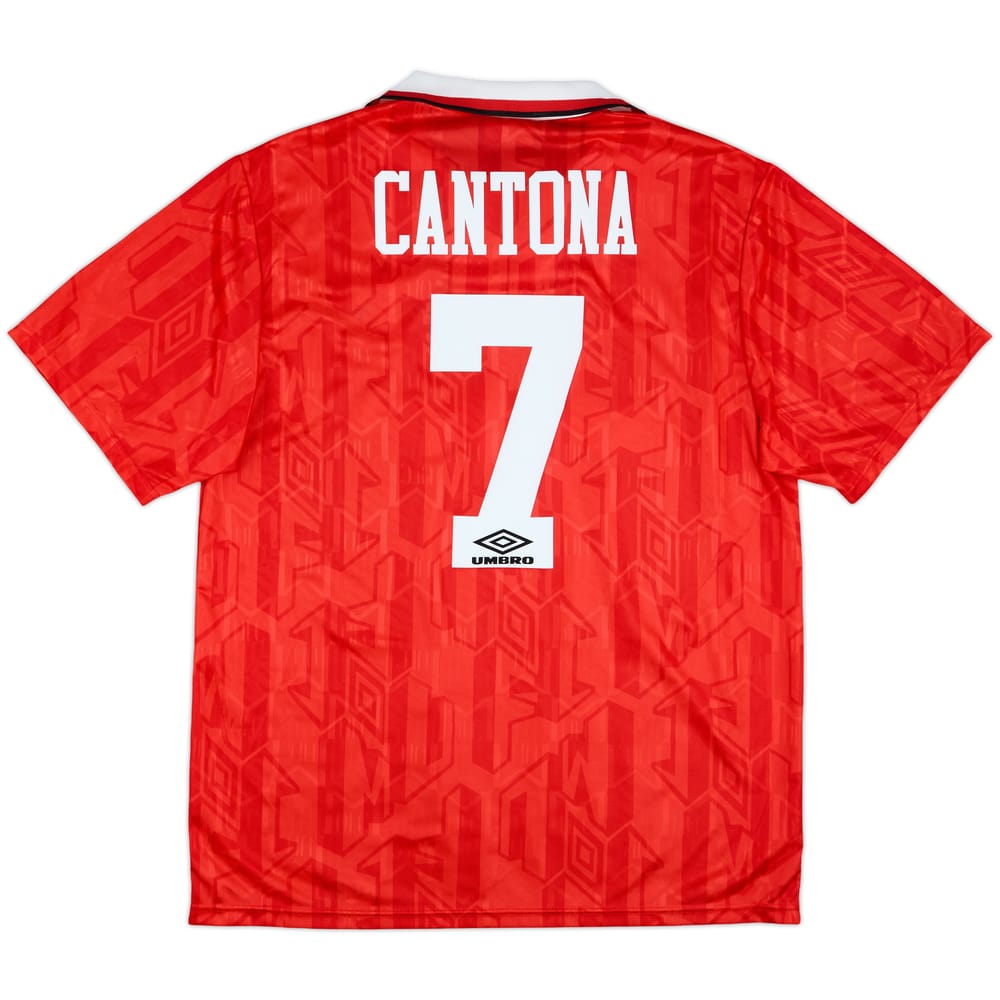1992-94 Manchester United 'Champions' Home Shirt Cantona #7 - 8/10 - (L)