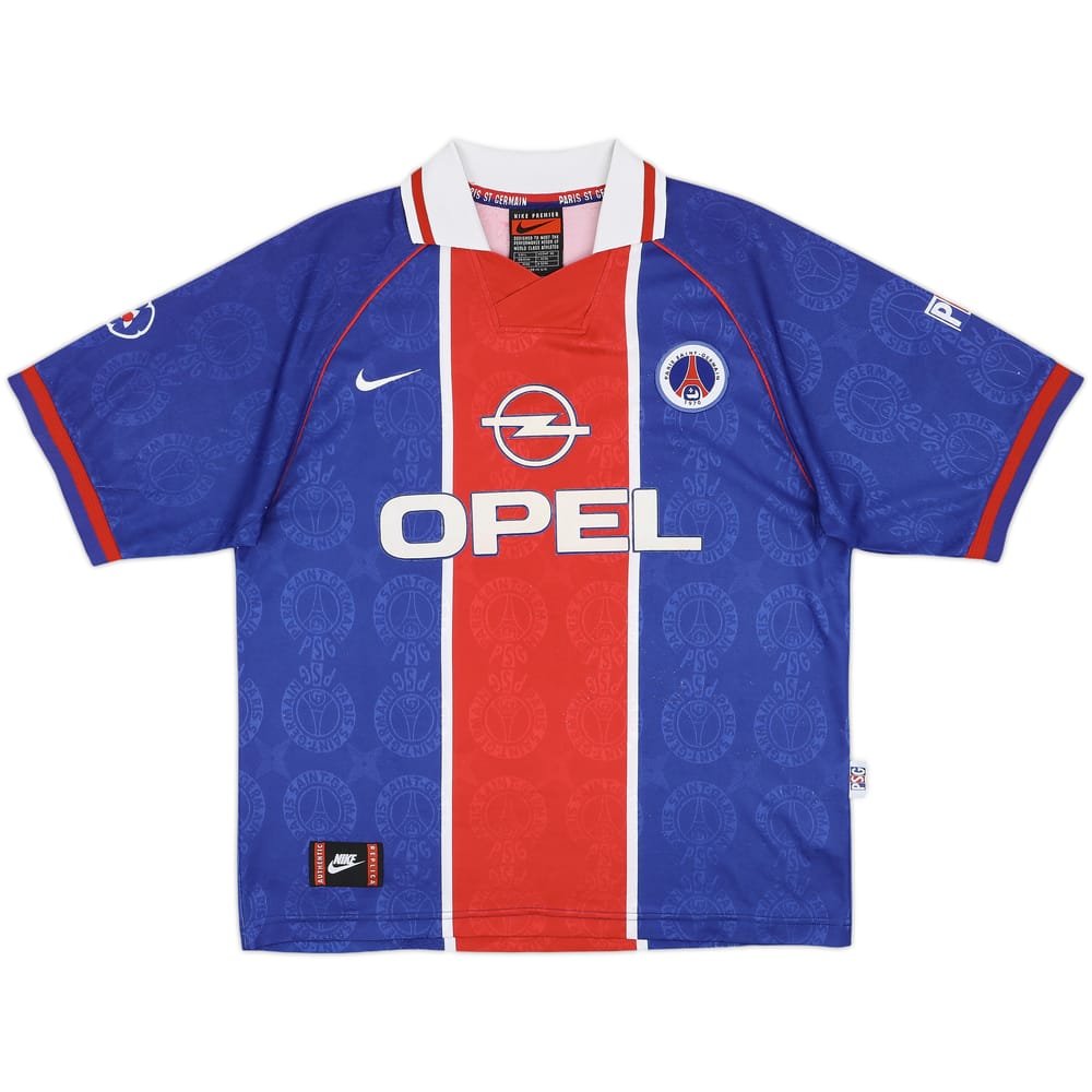 1996-97 Paris Saint-Germain Home Shirt - 8/10 - (L)