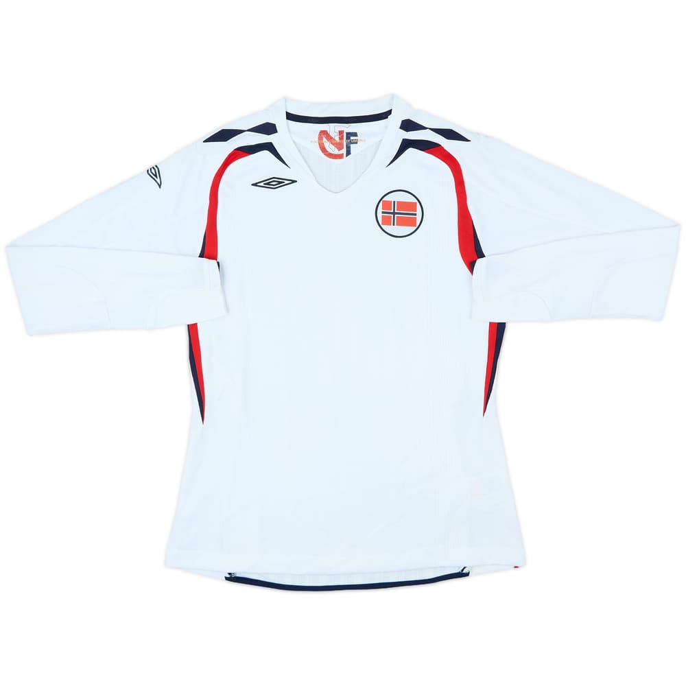 2007-08 Norway Away L/S Shirt - 8/10 - (Women's M)