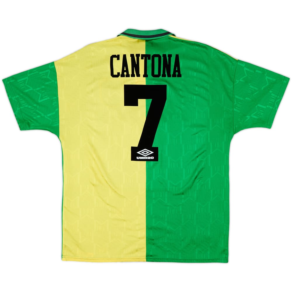 1992-94 Manchester United Third Shirt Cantona #7 - 8/10 - (XL)