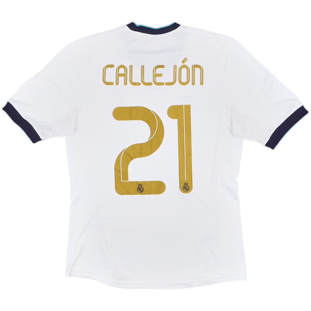 2012-13 Real Madrid Home Shirt Callejon #21 - 8/10 - (M)