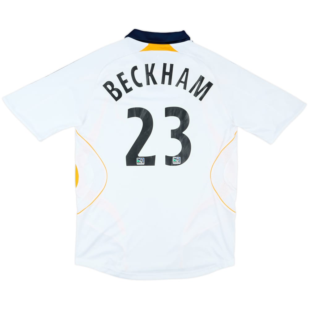 2007-08 LA Galaxy Home Shirt Beckham #23 - 5/10 - (M)