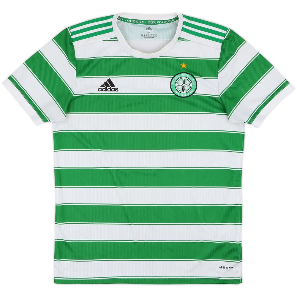 2021-22 Celtic Home Shirt - 6/10 - (M)