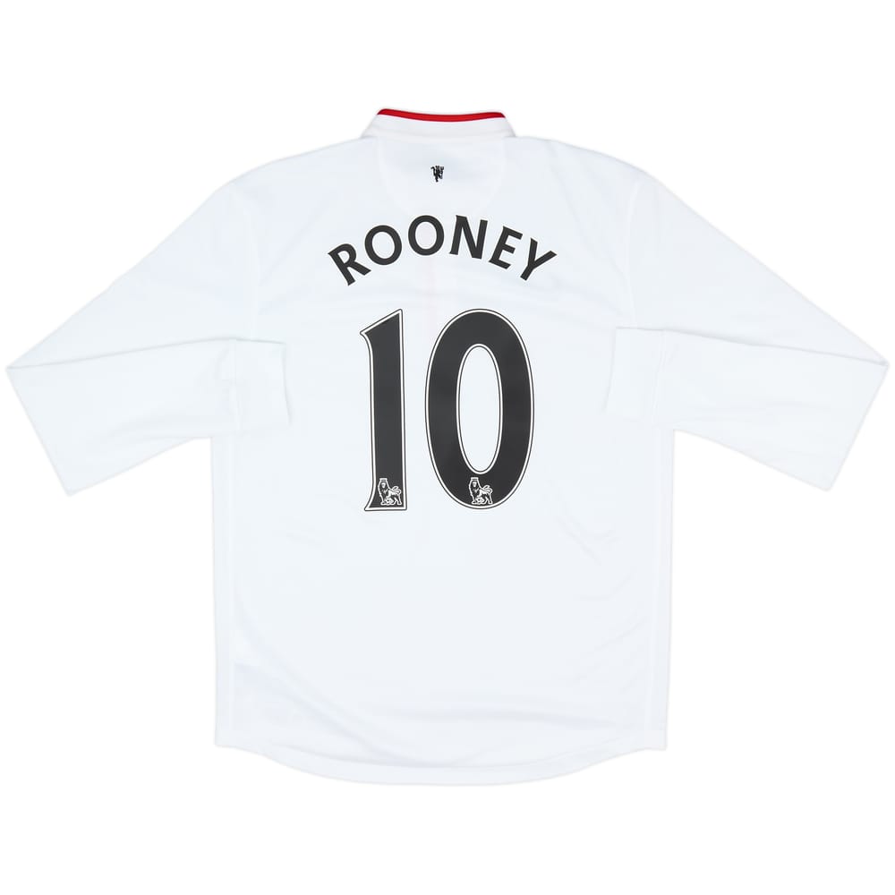 2012-14 Manchester United Away L/S Shirt Rooney #10 - 8/10 - (M)