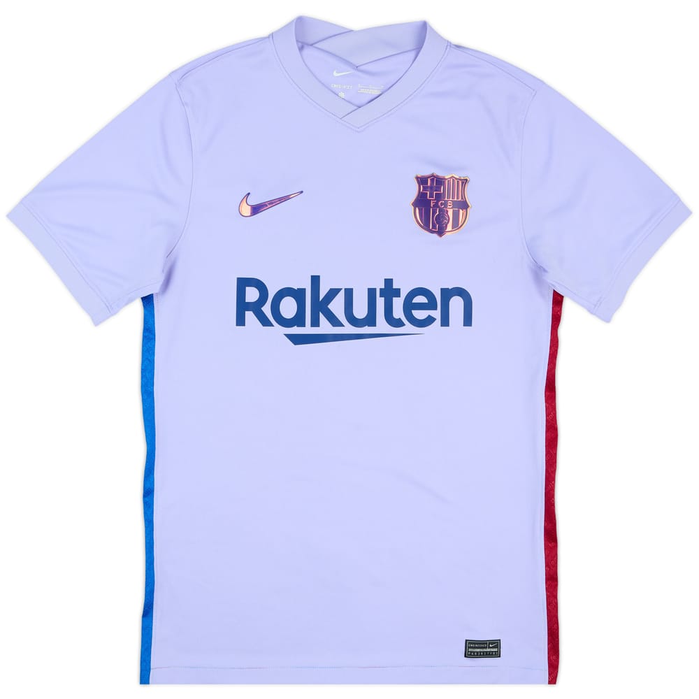 2021-22 Barcelona Away Shirt - 7/10 - (S)
