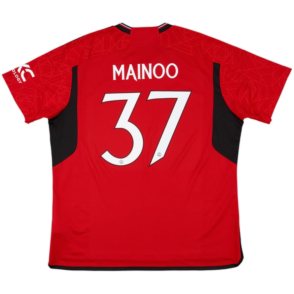 2023-24 Manchester United Home Shirt Mainoo #37 - 10/10 - (XXL)