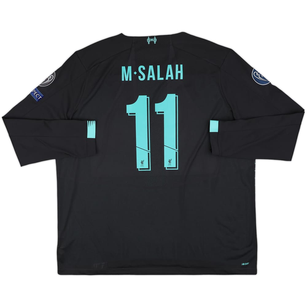 2019-20 Liverpool Third L/S Shirt M.Salah #11 - 9/10 - (3XL)