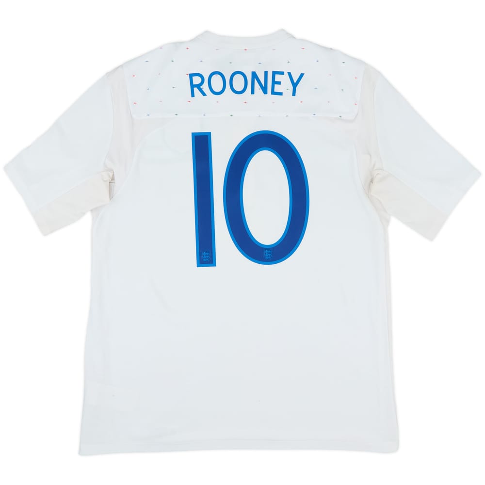 2010-11 England Home Shirt Rooney #10 - 8/10 - (L)