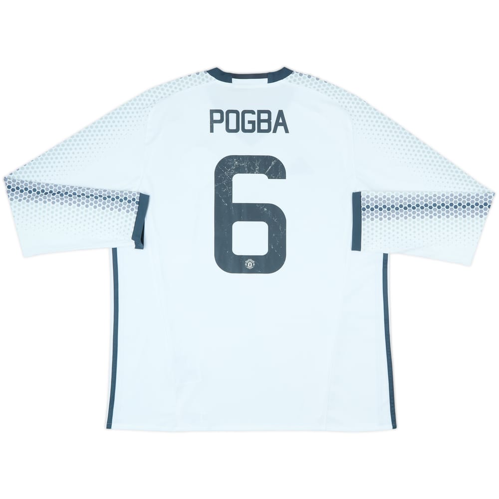 2016-17 Manchester United Third L/S Shirt Pogba #6 - 6/10 - (XL)