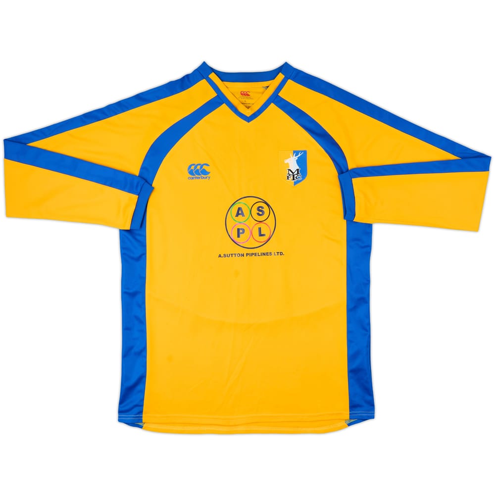 2008-09 Mansfield Town Home L/S Shirt - 8/10 - (L)