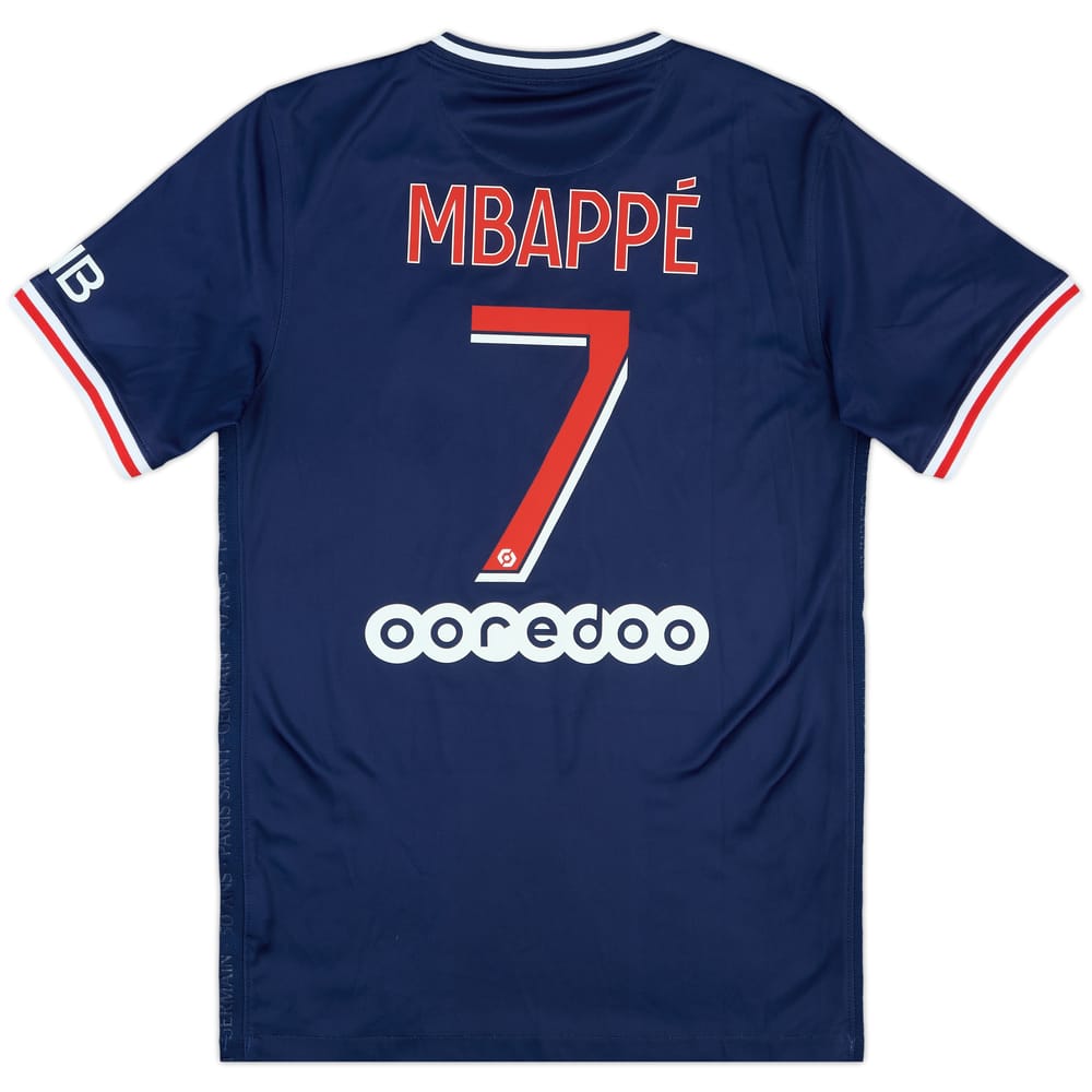 2020-21 Paris Saint-Germain Home Shirt Mbappe #7 - 8/10 - (S)
