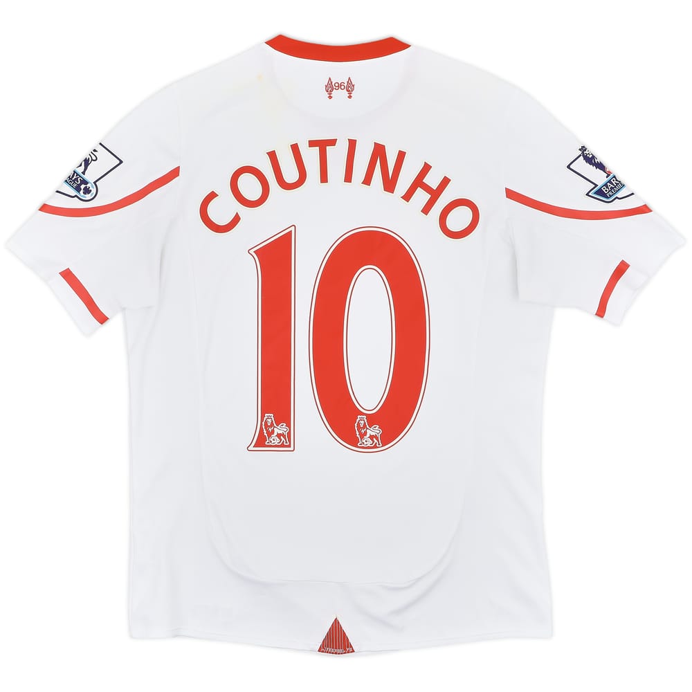 2015-16 Liverpool Away Shirt Coutinho #10 - 4/10 - (S)