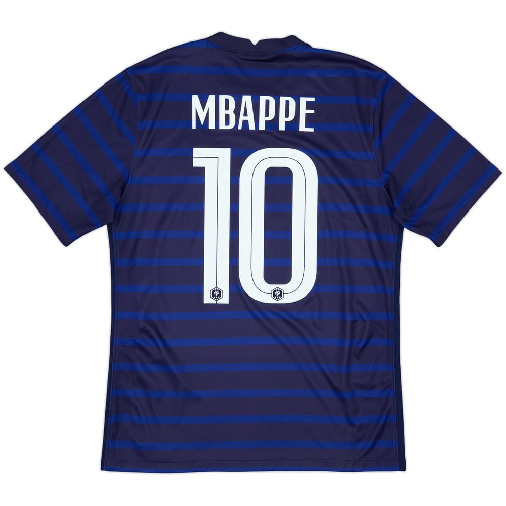 2020-21 France Home Shirt Mbappe #10 - 9/10 - (M)