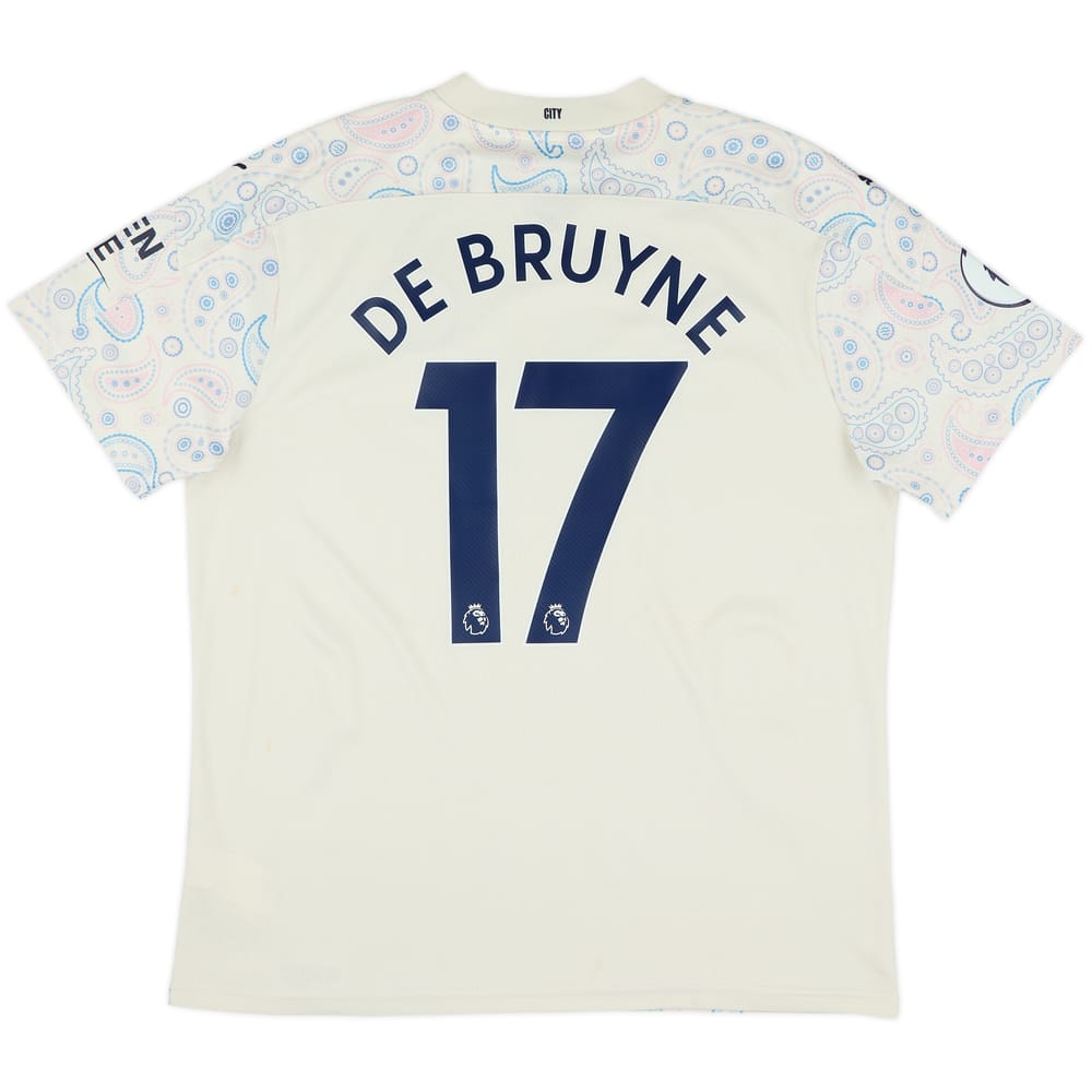 2020-21 Manchester City Third Shirt De Bruyne #17 - 8/10 - (XL)