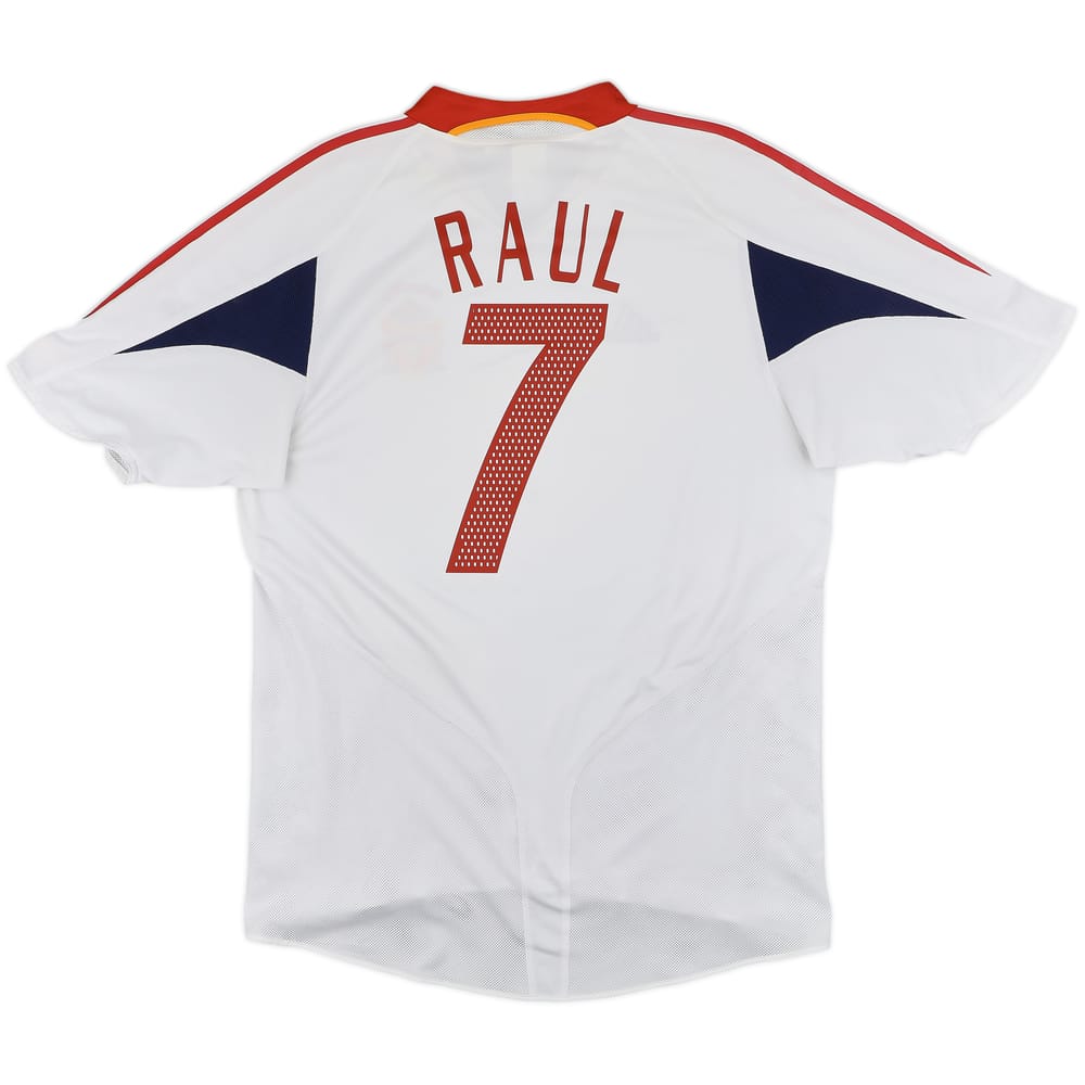 2004-06 Spain Away Shirt Raul #7 - 9/10 - (L)
