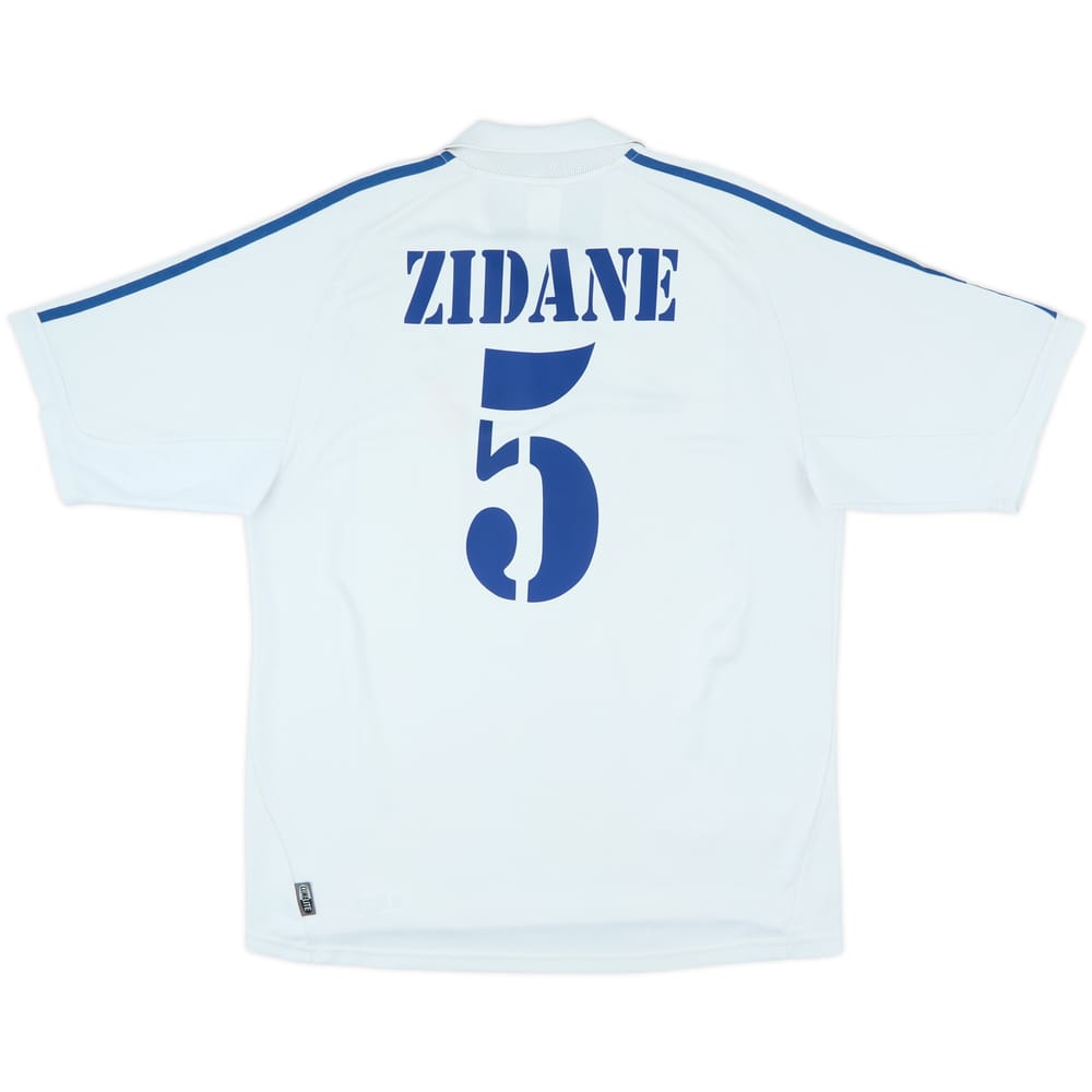 2001 Real Madrid Home Shirt Zidane #5 - 7/10 - (L)